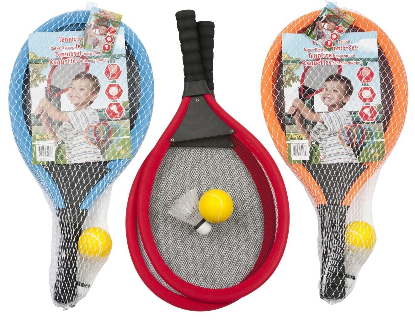 Vaikiškos lauko teniso raketės Tennisset Giant kaina ir informacija | Vandens, smėlio ir paplūdimio žaislai | pigu.lt