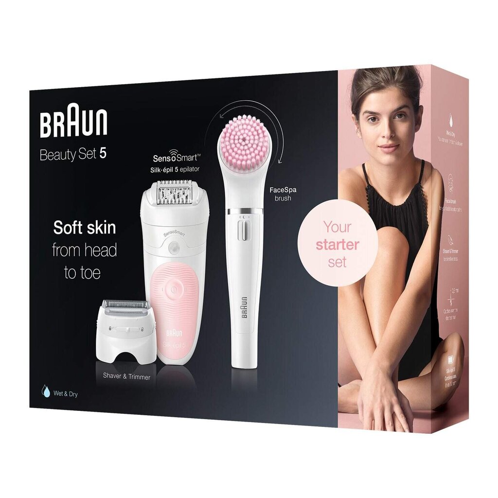 Braun Silk-épil Beauty Set 5 5/895 BS цена и информация | Epiliatoriai | pigu.lt