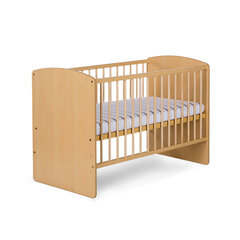 Lova Karolina, 60x120 cm, ąžuolo spalvos kaina ir informacija | Kūdikių lovytės | pigu.lt