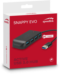 Speedlink USB hub Snappy Evo USB 3.0 7-портов (SL-140108) цена и информация | Адаптеры, USB-разветвители | pigu.lt