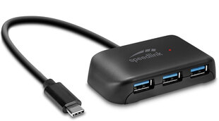 Speedlink nappy Evo USB-C 4-port (SL-140202) kaina ir informacija | Adapteriai, USB šakotuvai | pigu.lt