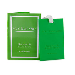 Ароматическая карточка Max Benjamin Bergamot & Ylang Ylang цена и информация | Ароматы для дома | pigu.lt