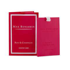 Ароматическая карточка Max Benjamin Rose & Champagne цена и информация | Ароматы для дома | pigu.lt