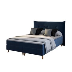 Кровать Satli, 160х200 см, синяя цена и информация | Кровати | pigu.lt