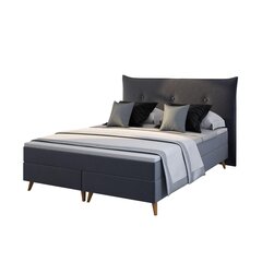 Кровать Satli I, 180x200 см, серая цена и информация | Кровати | pigu.lt