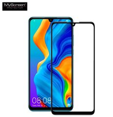 Защитное стекло MyScreen Diamond Edge Full Glue для Huawei P30, черное цена и информация | Чехлы для телефонов | pigu.lt