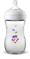 Philips Avent Natural Hippo 260 ml, 1+ mėn., SCF070/22 kaina ir informacija | Buteliukai kūdikiams ir jų priedai | pigu.lt