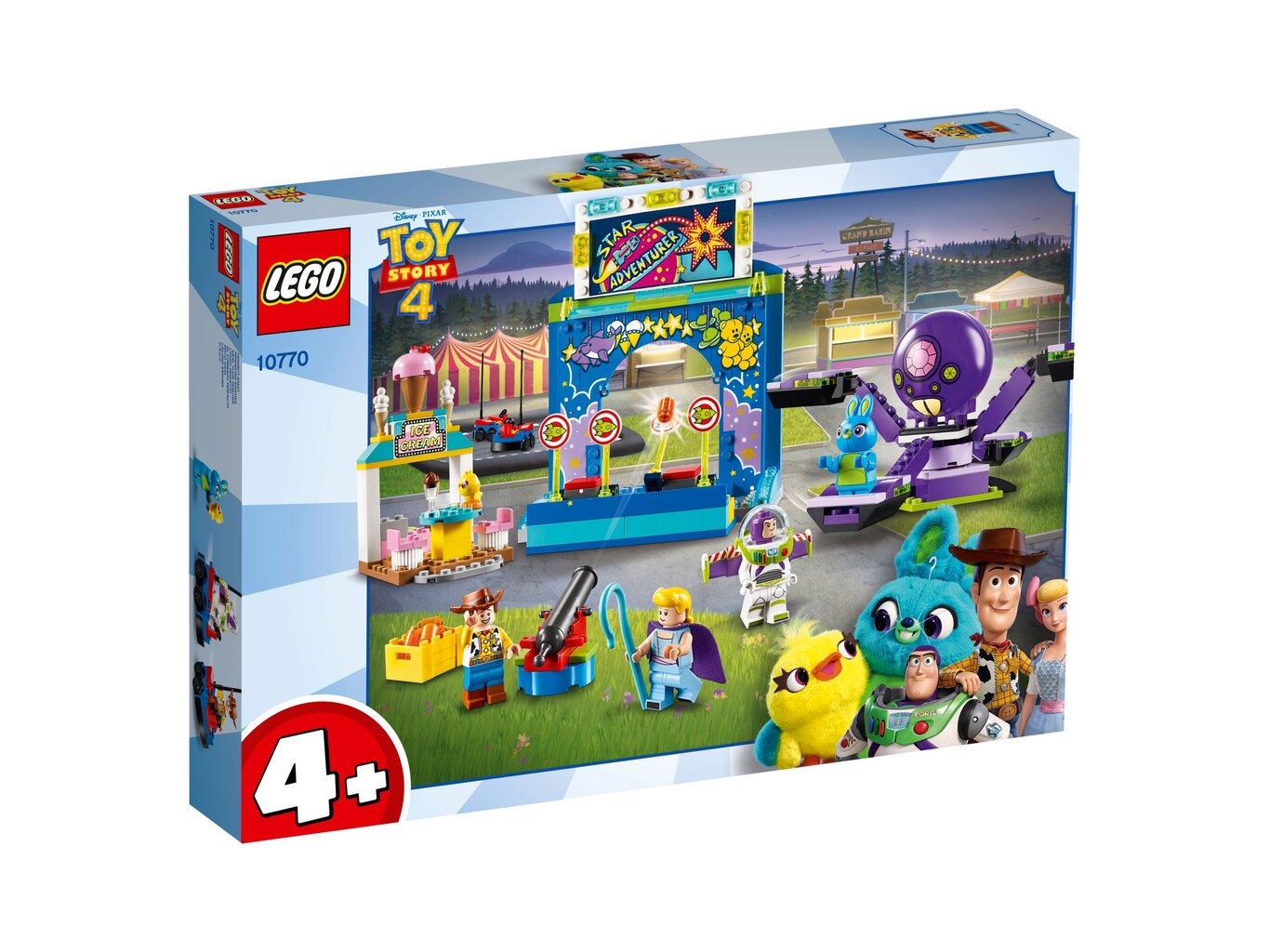 10770 LEGO® | Disney Bazo ir Vudžio šėlionės mugėje! цена и информация | Konstruktoriai ir kaladėlės | pigu.lt