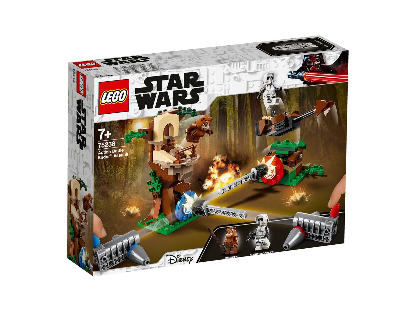 75238 LEGO® Star Wars™ Action Battle Endor™ атака цена | pigu.lt