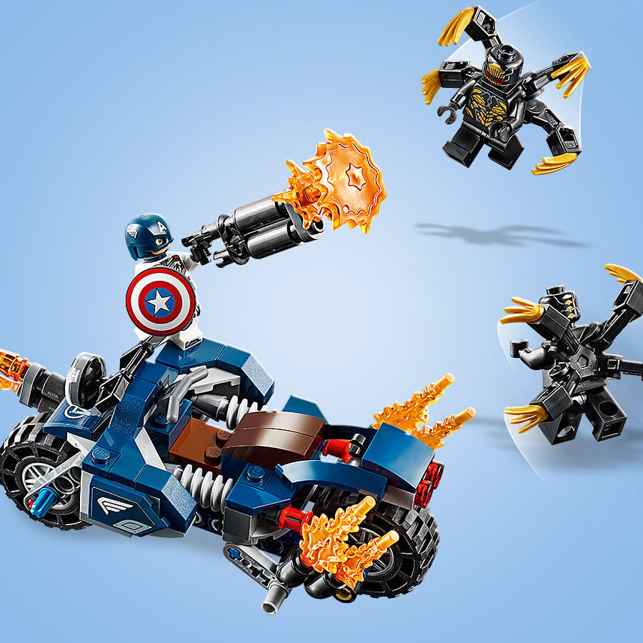 76123 LEGO® Super Heroes Outrider puolimas цена и информация | Konstruktoriai ir kaladėlės | pigu.lt