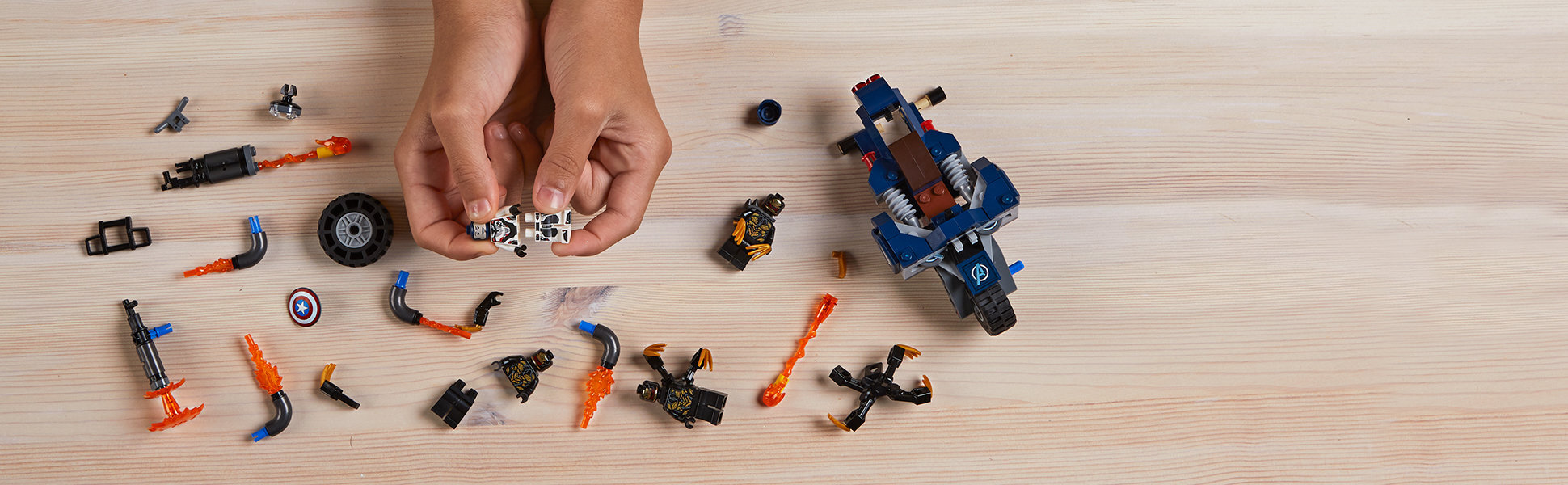 76123 LEGO® Super Heroes Outrider puolimas kaina ir informacija | Konstruktoriai ir kaladėlės | pigu.lt