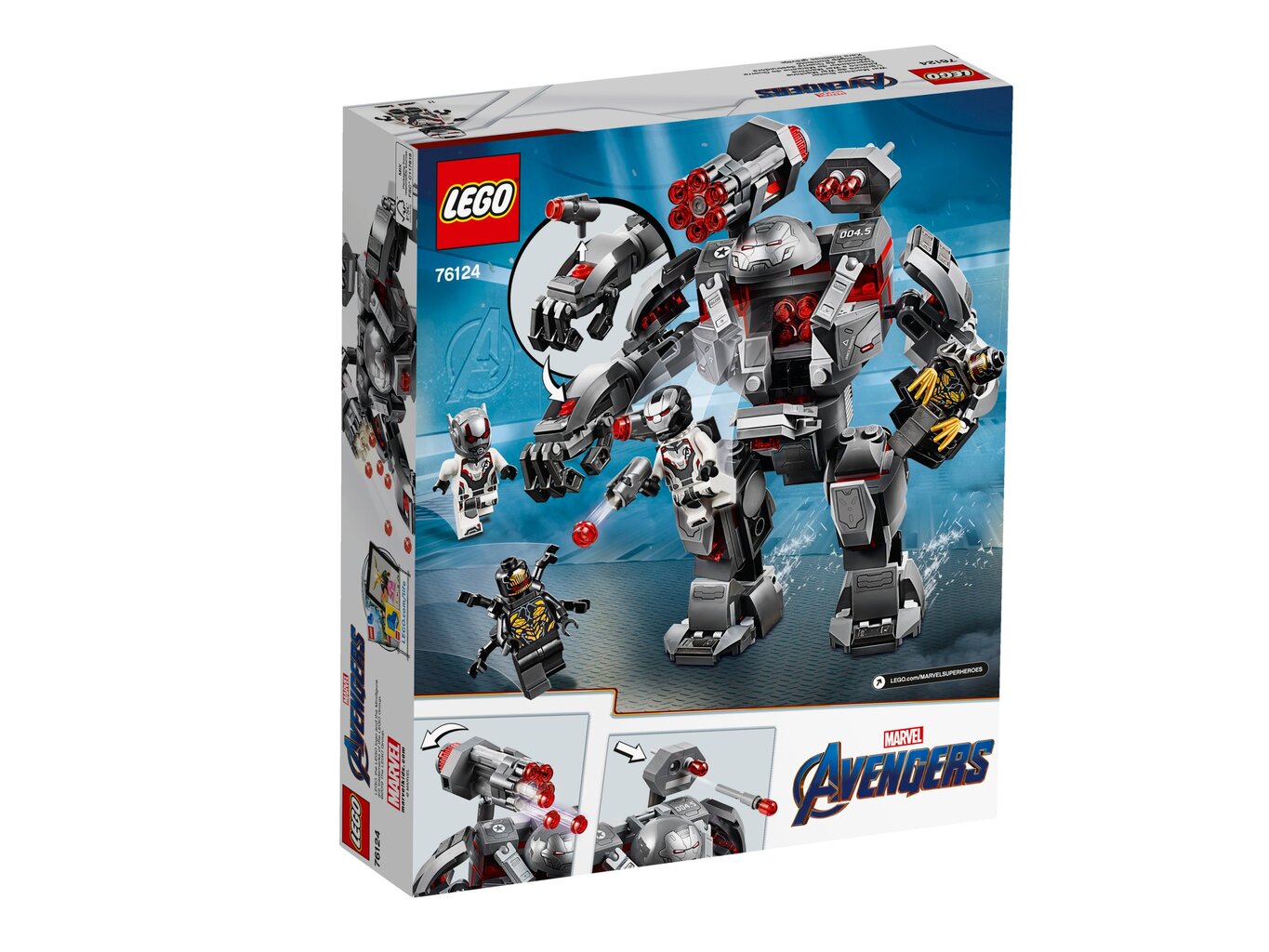 76124 LEGO® Marvel Avengers Movie 4 Боевая машина цена | pigu.lt