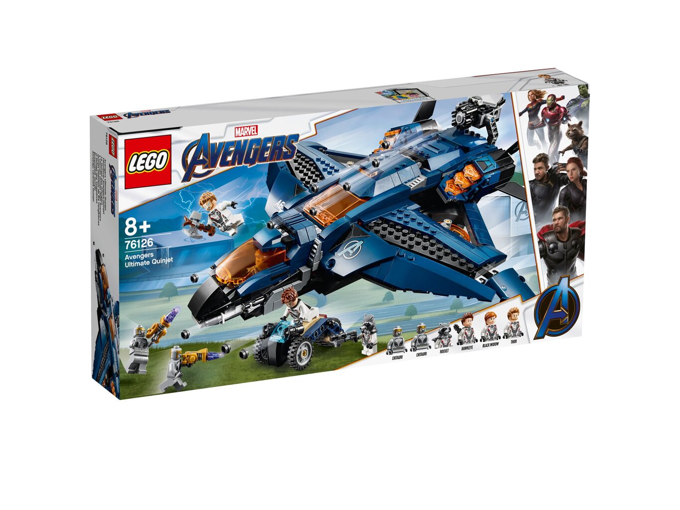 76126 LEGO® Super Heroes Galingasis Keršytojų reaktyvinis lėktuvas Quinjet цена и информация | Konstruktoriai ir kaladėlės | pigu.lt