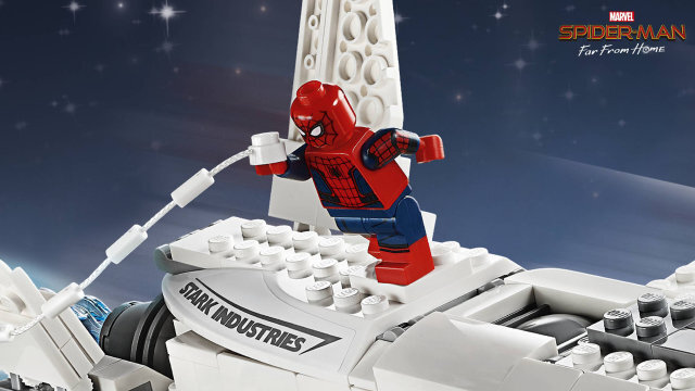 76130 LEGO® Super Heroes Starko reaktyvinis lėktuvas ir dronų puolimas цена и информация | Konstruktoriai ir kaladėlės | pigu.lt