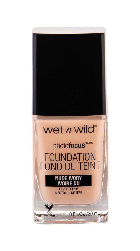 Makiažo pagrindas Wet n Wild Photofocus Nude Ivory 30 ml kaina ir informacija | Makiažo pagrindai, pudros | pigu.lt