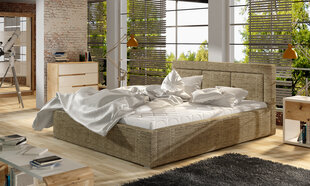 Кровать Belluno MD, 140x200 см, светло-коричневая цена и информация | Кровати | pigu.lt