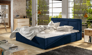 Кровать Belluno MD, 140x200 см, синяя цена и информация | Кровати | pigu.lt