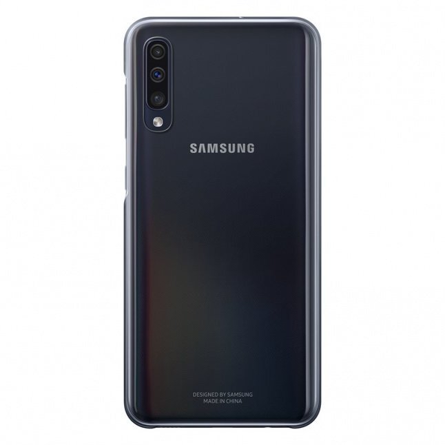 Samsung Galaxy A50 Gradation Cover - Black kaina ir informacija | Telefono dėklai | pigu.lt