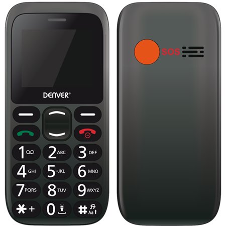 Denver Bas-18300M, Dual SIM, Black