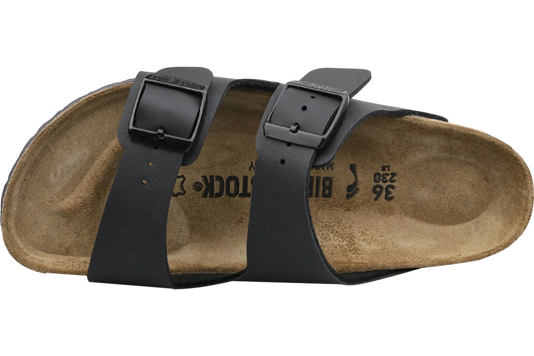 Šlepetės moterims Birkenstock Arizona 51793, juodos kaina ir informacija | Šlepetės moterims | pigu.lt