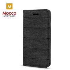 Mocco Smart Magnet Case Тканевый Чехол для телефона Sony M4 Aqua Черный цена и информация | Чехлы для телефонов | pigu.lt