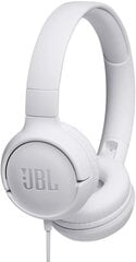 JBL Tune 500 JBLT500WHT цена и информация | Теплая повязка на уши, черная | pigu.lt