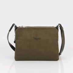 Женская сумка через плечо с тремя карманами Silver&amp;Polo 850, коричневая цена и информация | Женские сумки | pigu.lt