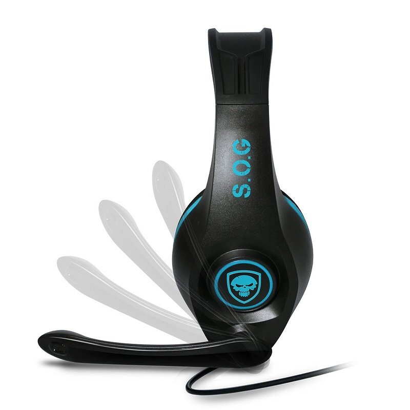 Spirit Of Gamer Pro Series Over Ear Headset PRO-H5 Blue kaina ir informacija | Ausinės | pigu.lt