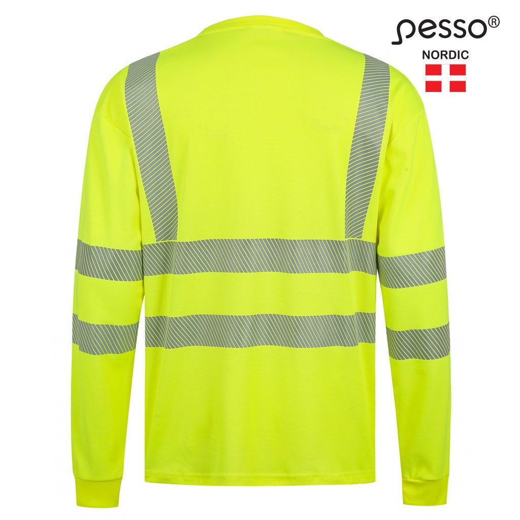 HVMIL_G | Marškinėliai Pesso HVMIL HI-VIS, geltoni kaina ir informacija | Darbo rūbai | pigu.lt