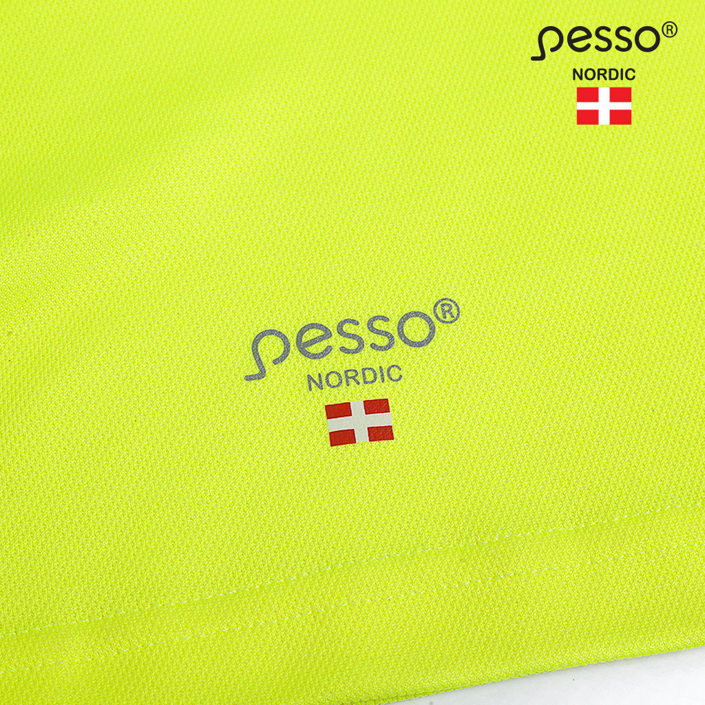 Marškinėliai Pesso HVMCOT HI-VIS, geltoni kaina ir informacija | Darbo rūbai | pigu.lt