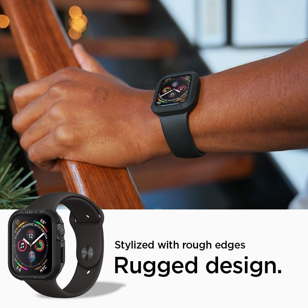 Spigen Watch Cover Black kaina ir informacija | Išmaniųjų laikrodžių ir apyrankių priedai | pigu.lt