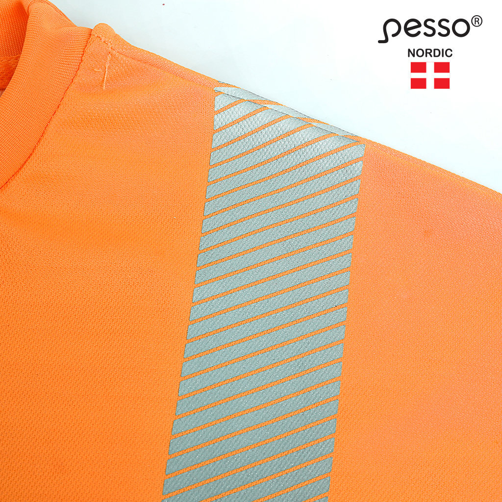 Marškinėliai Pesso HVMCOT HI-VIS, oranžiniai цена и информация | Darbo rūbai | pigu.lt