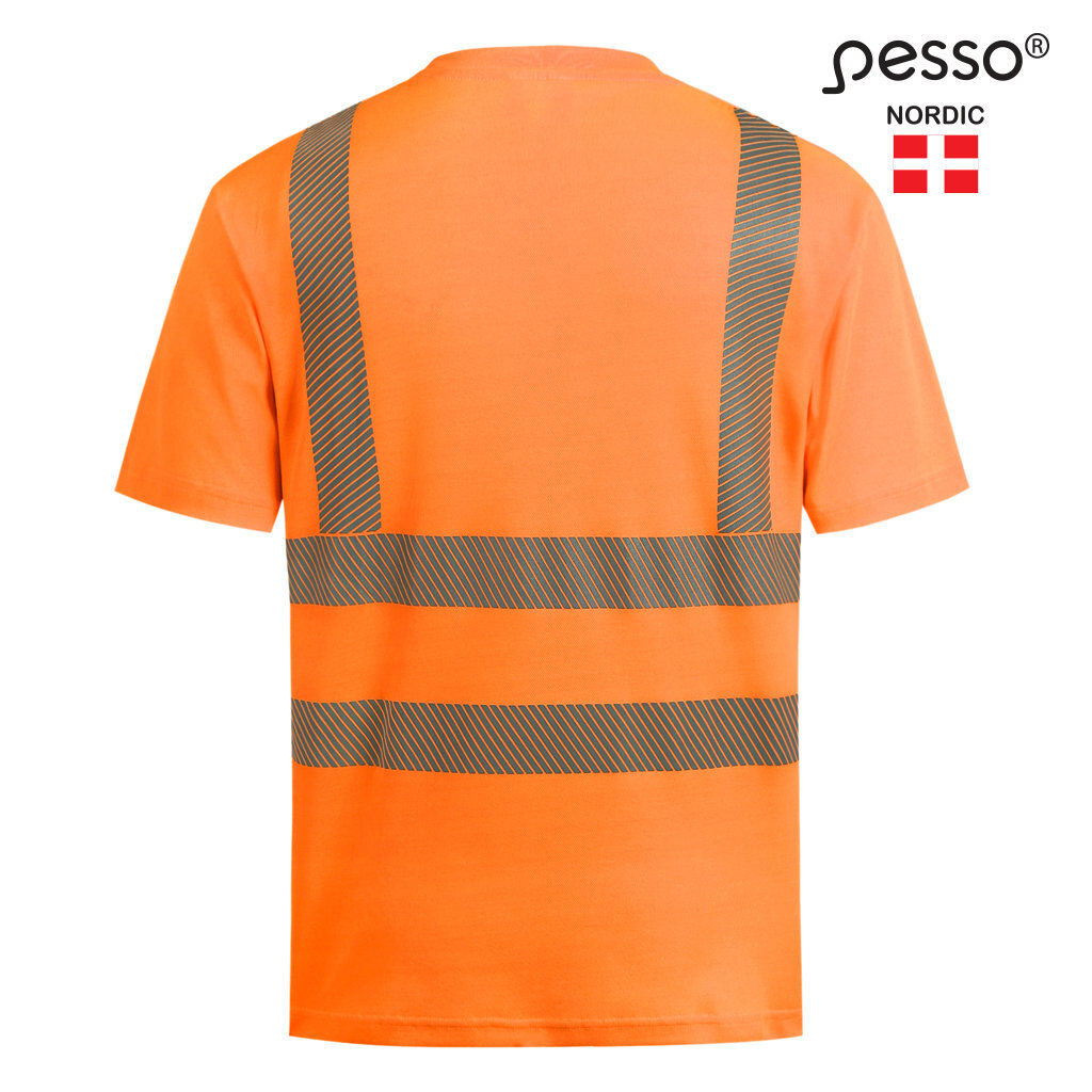 Marškinėliai Pesso HVMCOT HI-VIS, oranžiniai kaina ir informacija | Darbo rūbai | pigu.lt