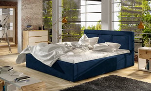 Кровать Belluno MD, 160x200 см, синяя цена и информация | Кровати | pigu.lt