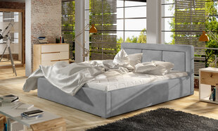 Кровать Belluno MTP, 160x200 см, серая цена и информация | Кровати | pigu.lt