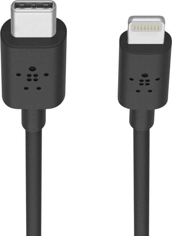 Kabelis Belkin USB-C į Lighting skirtas Iphone telefonams kaina ir informacija | Kabeliai ir laidai | pigu.lt