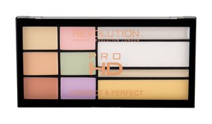 Skaistalų paletė Revolution Pro HD Correct and Perfect Palette, 16.5 g kaina ir informacija | Makiažo pagrindai, pudros | pigu.lt