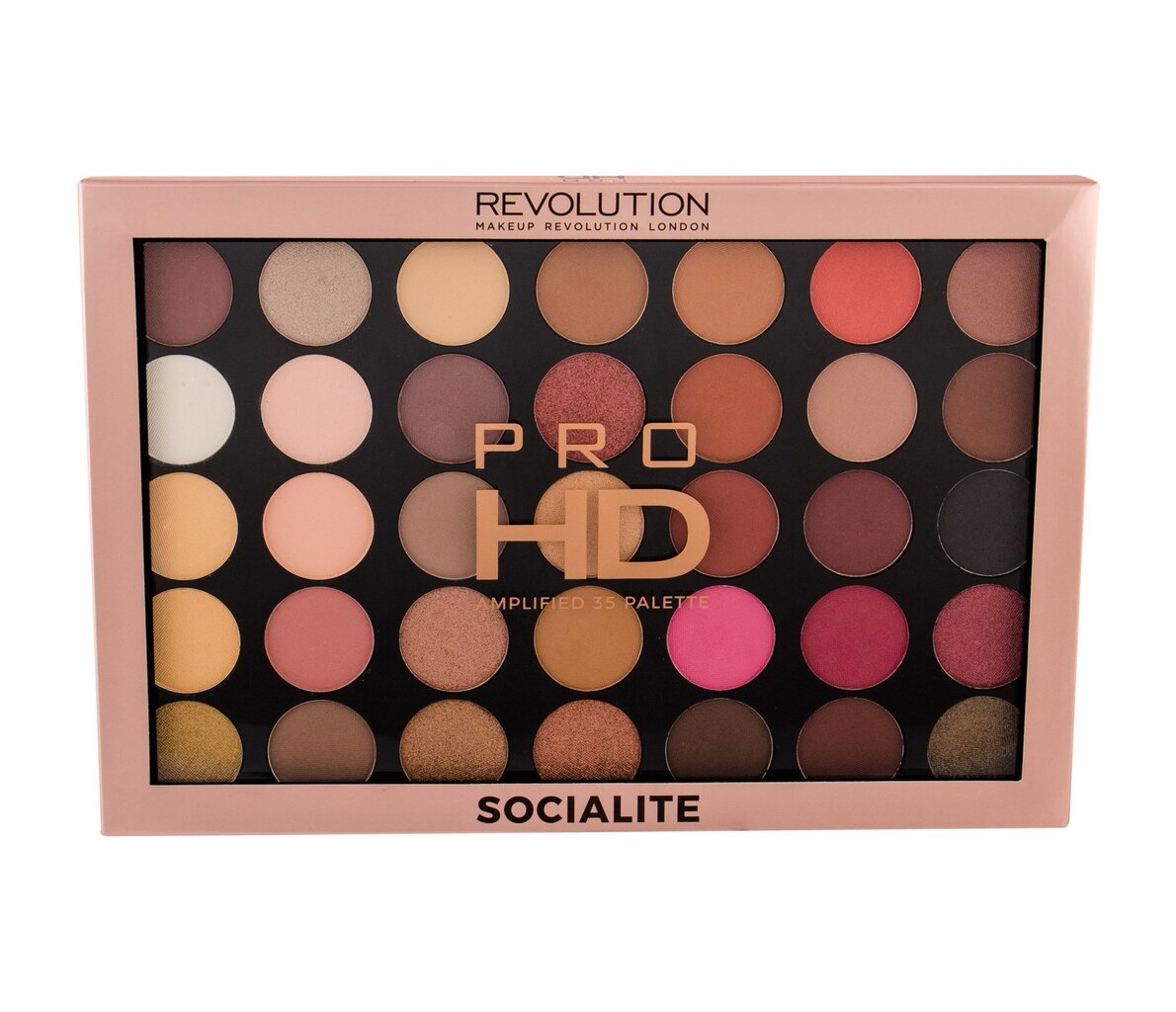 Akių šešėlių paletė Makeup Revolution Pro HD Amplified 30 g, Socialite kaina ir informacija | Akių šešėliai, pieštukai, blakstienų tušai, serumai | pigu.lt