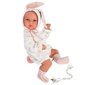Lėlė kūdikis Bimba mergaitė su krepšeliu-lovyte Llorens 63548, 35 cm kaina ir informacija | Žaislai mergaitėms | pigu.lt
