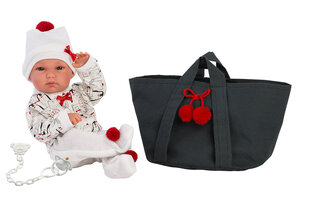 Lėlė kūdikis Bimba mergaitė su krepšeliu Llorens 63554, 35 cm kaina ir informacija | Žaislai mergaitėms | pigu.lt