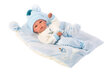 Lėlė kūdikis Bimba berniukas su pagalvėle Llorens 63555, 35 cm kaina ir informacija | Žaislai mergaitėms | pigu.lt