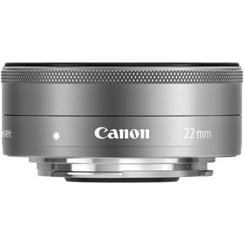 Canon EF-M 22mm f/2 STM silver (balta dėžutė) цена и информация | Objektyvai | pigu.lt