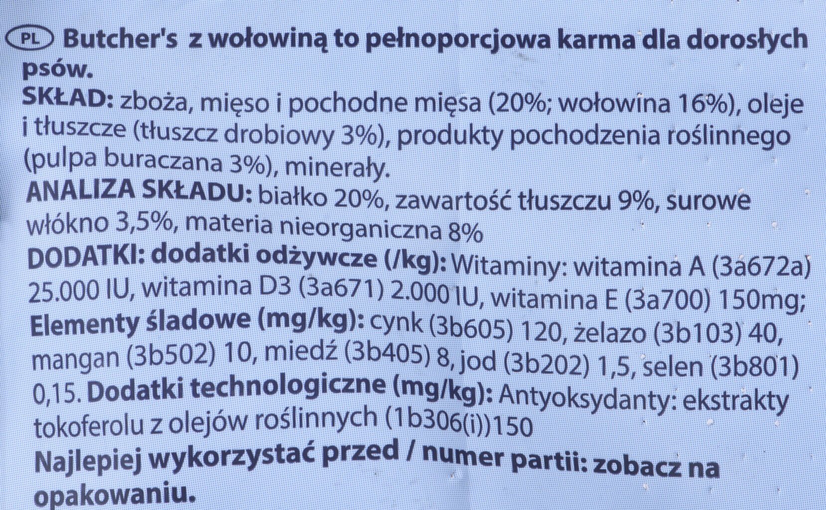 Sausas maistas šunims Butcher’s, su jautiena, 15 kg kaina ir informacija | Sausas maistas šunims | pigu.lt