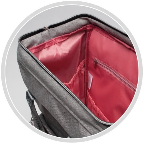 Krepšys Canpol Babies, pilkas, 50/103 kaina ir informacija | Vežimėlių priedai | pigu.lt
