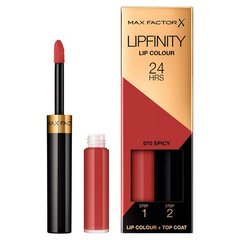 Женский косметический набор Lipfinity Max Factor (2 pcs) цена и информация | Помады, бальзамы, блеск для губ | pigu.lt