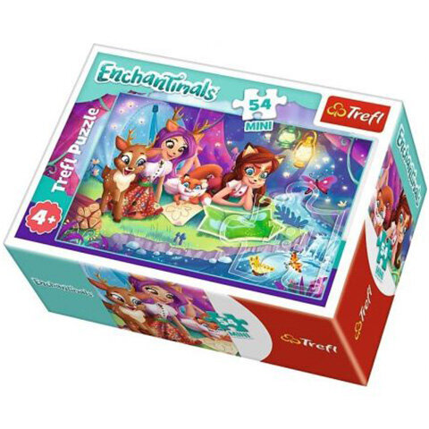 Mini dėlionė Trefl „Enchantimals“ 54 det. kaina ir informacija | Dėlionės (puzzle) | pigu.lt