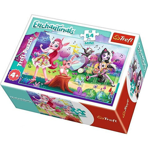 Mini dėlionė Trefl „Enchantimals“ 54 det. kaina ir informacija | Dėlionės (puzzle) | pigu.lt