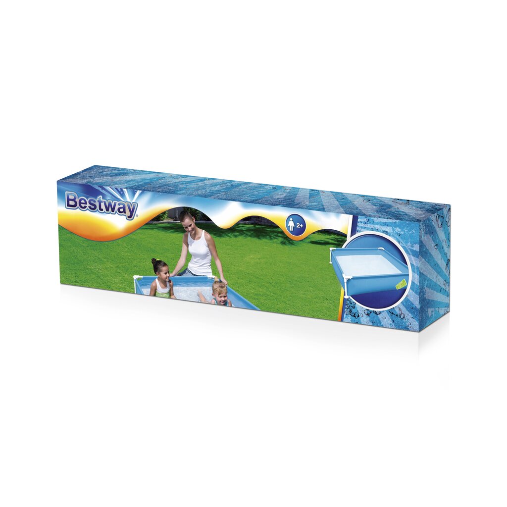 Karkasinis baseinas Bestway My First Frame Pool, 122x122x30 cm kaina ir informacija | Baseinai | pigu.lt