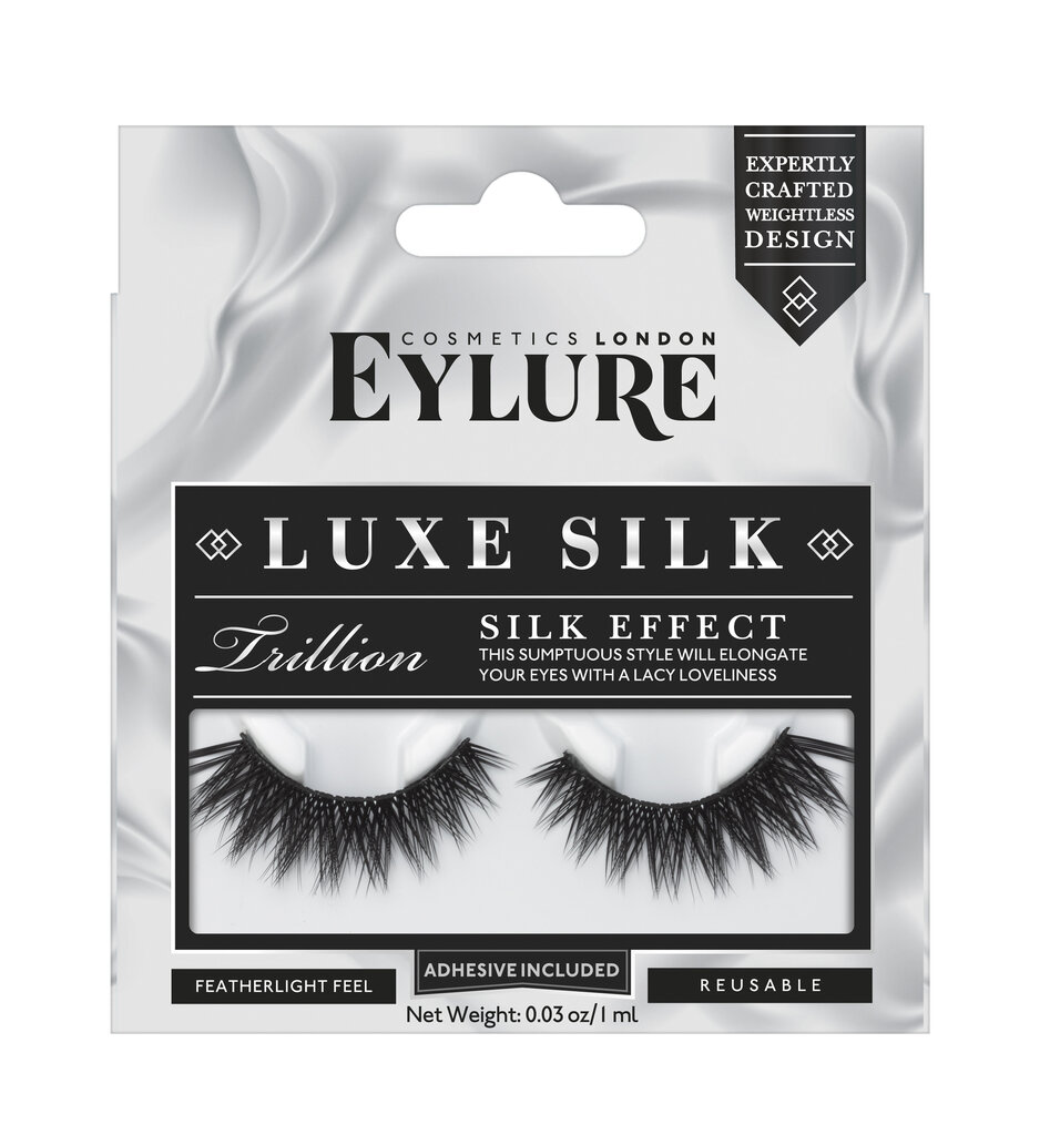 Priklijuojamos blakstienos Eylure Luxe Silk Trillion цена и информация | Priklijuojamos blakstienos, blakstienų rietikliai | pigu.lt