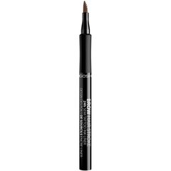 Карандаш для бровей Gosh Brow Hair Stroke 24H Semi-Tattoo, 1 мл, 002 Grey Brown цена и информация | Карандаши, краска для бровей | pigu.lt